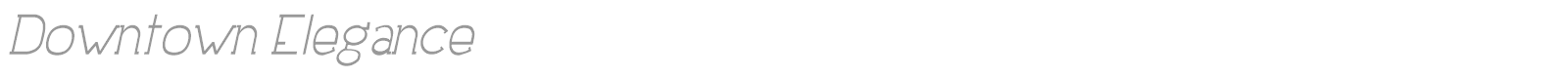 Downtown Elegance font preview